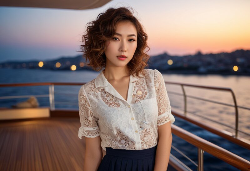 花园低语人物写真海报