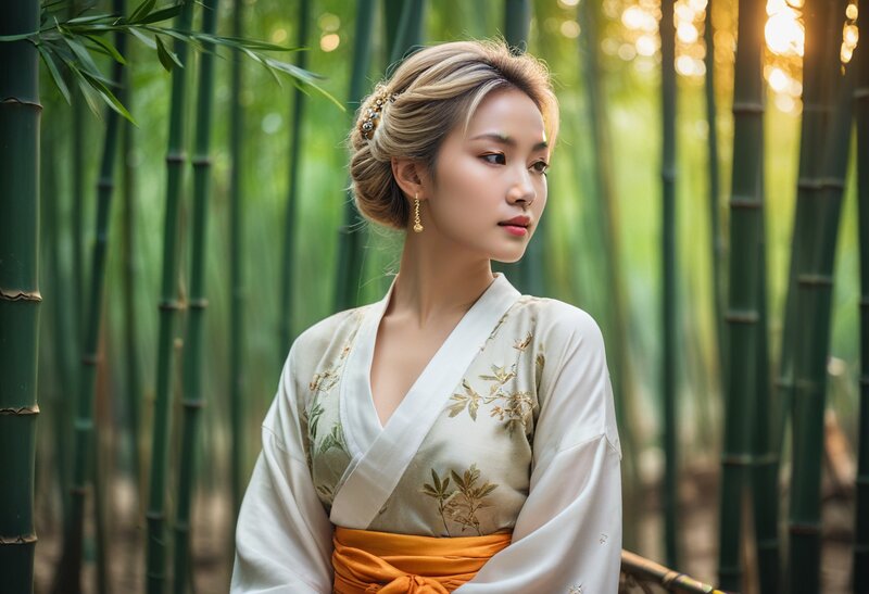 山谷回声女性肖像海报